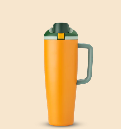 Hot Selling BPA Free Gym Stainless Steel Original 100% Leakproof Straw Tumbler 40OZ Handle Cup