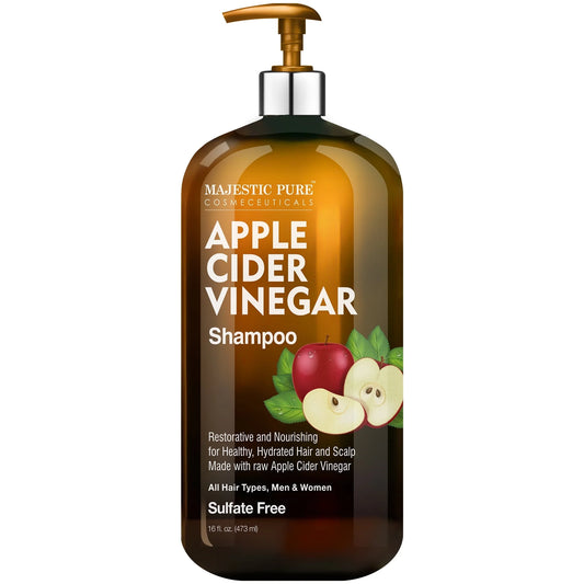 Majestic Pure Apple Cider Vinegar Shampoo - Restores Shine