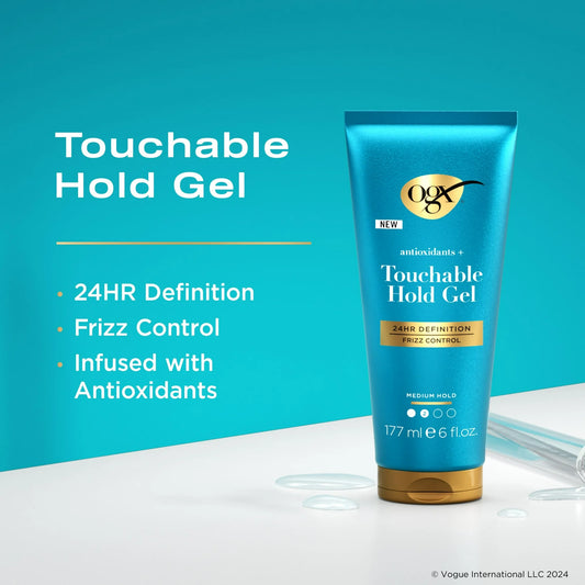 Touchable Hold Gel, Medium Hold, 6 fl. oz